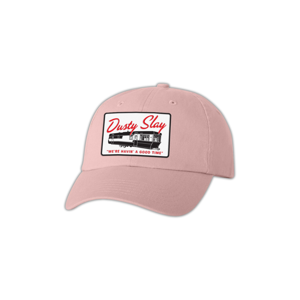 Mobile Home Dad Hat Pink Dusty Slay