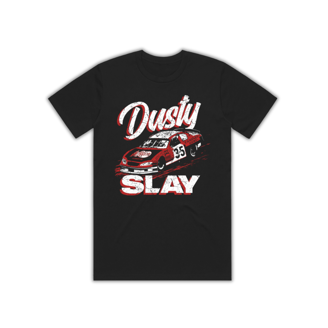 Dusty Slay Black Racing Tee