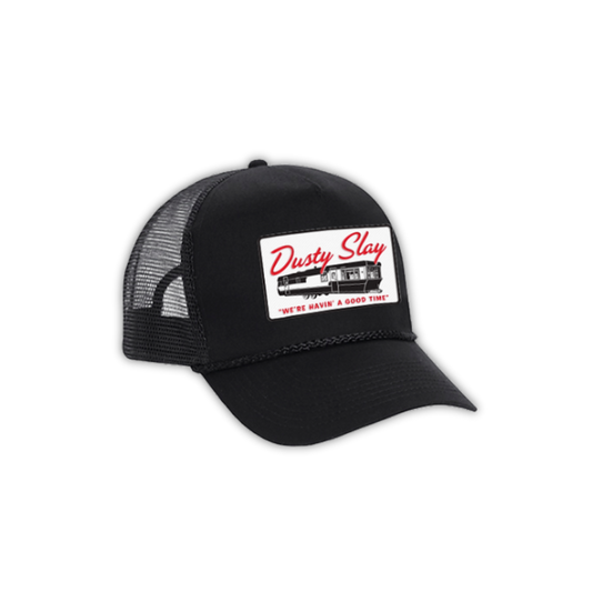Mobile Home Trucker Hat - Black
