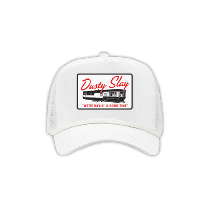 Mobile Home Trucker Hat - White