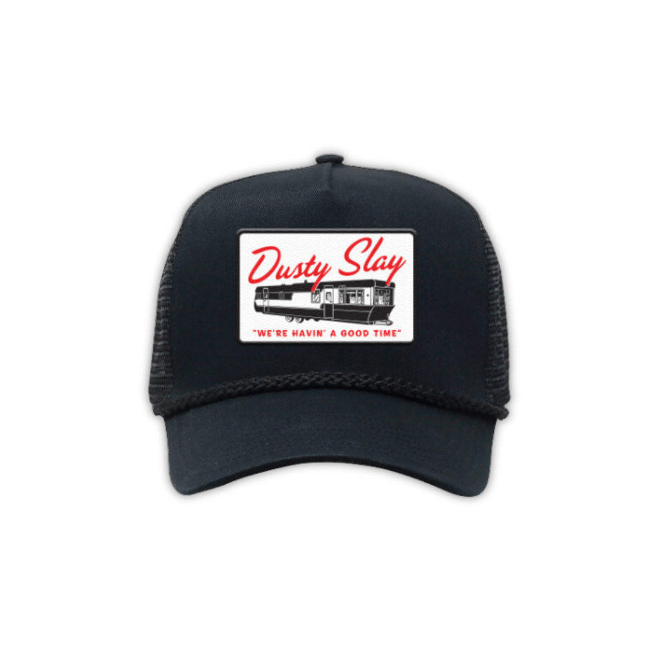 Mobile Home Trucker Hat - Black